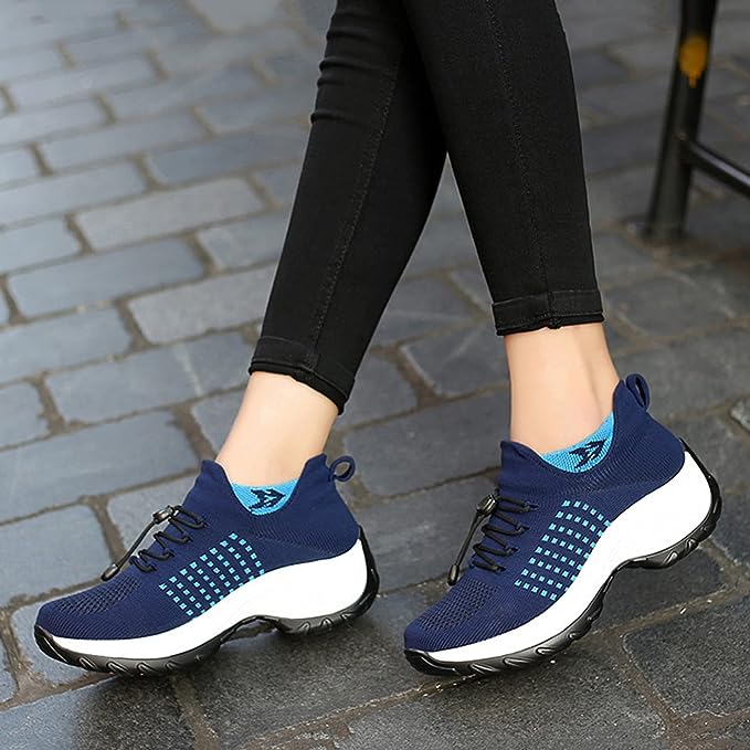 Damskie Ortopedyczne Sneakersy | Szerokie Dopasowanie