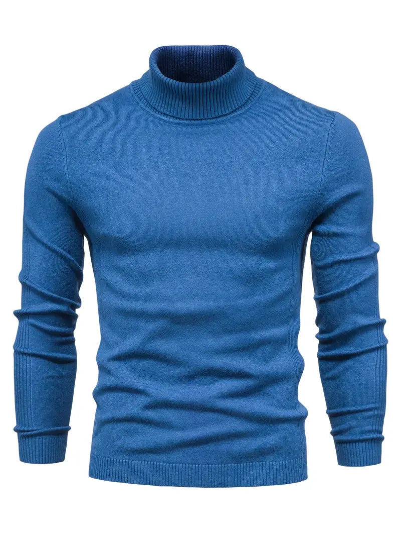 Męski Sweter z Golfem | Slim Fit