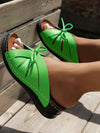 Kobiece Sandały Slip-On z Kokardą | Lato