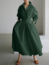 Elegancka Sukienka Koszulowa dla Kobiet | Maxi