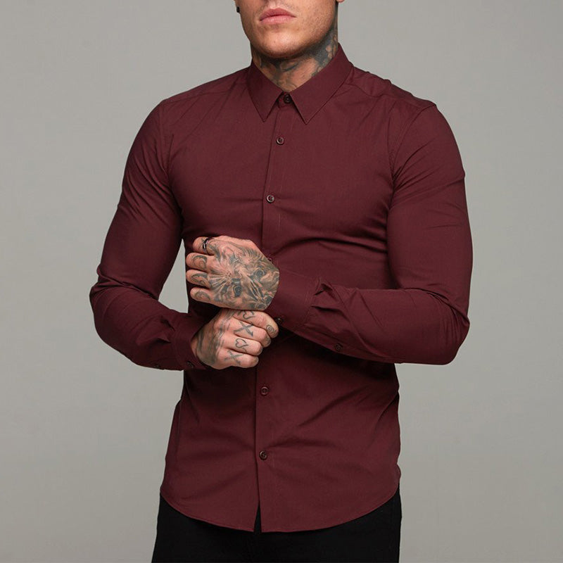 Męska koszula slim fit | Długi rękaw