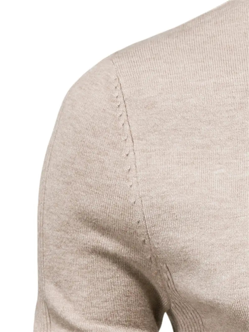 Męski Sweter z Golfem | Slim Fit