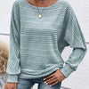 Sweter damska z rękawami typu batwing | Okrągły dekolt