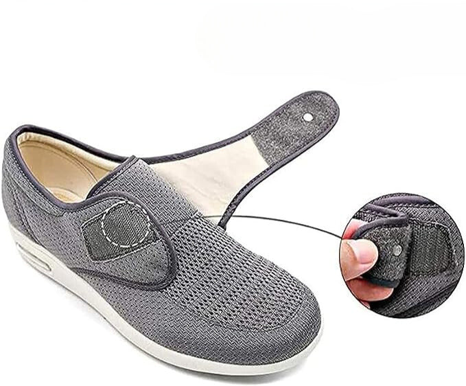 Damskie Ortopedyczne Buty | Z Dodatkową Szerokością i Rzepem