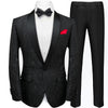 Męski Elegancki Garnitur Tuxedo | Odzież Formalna