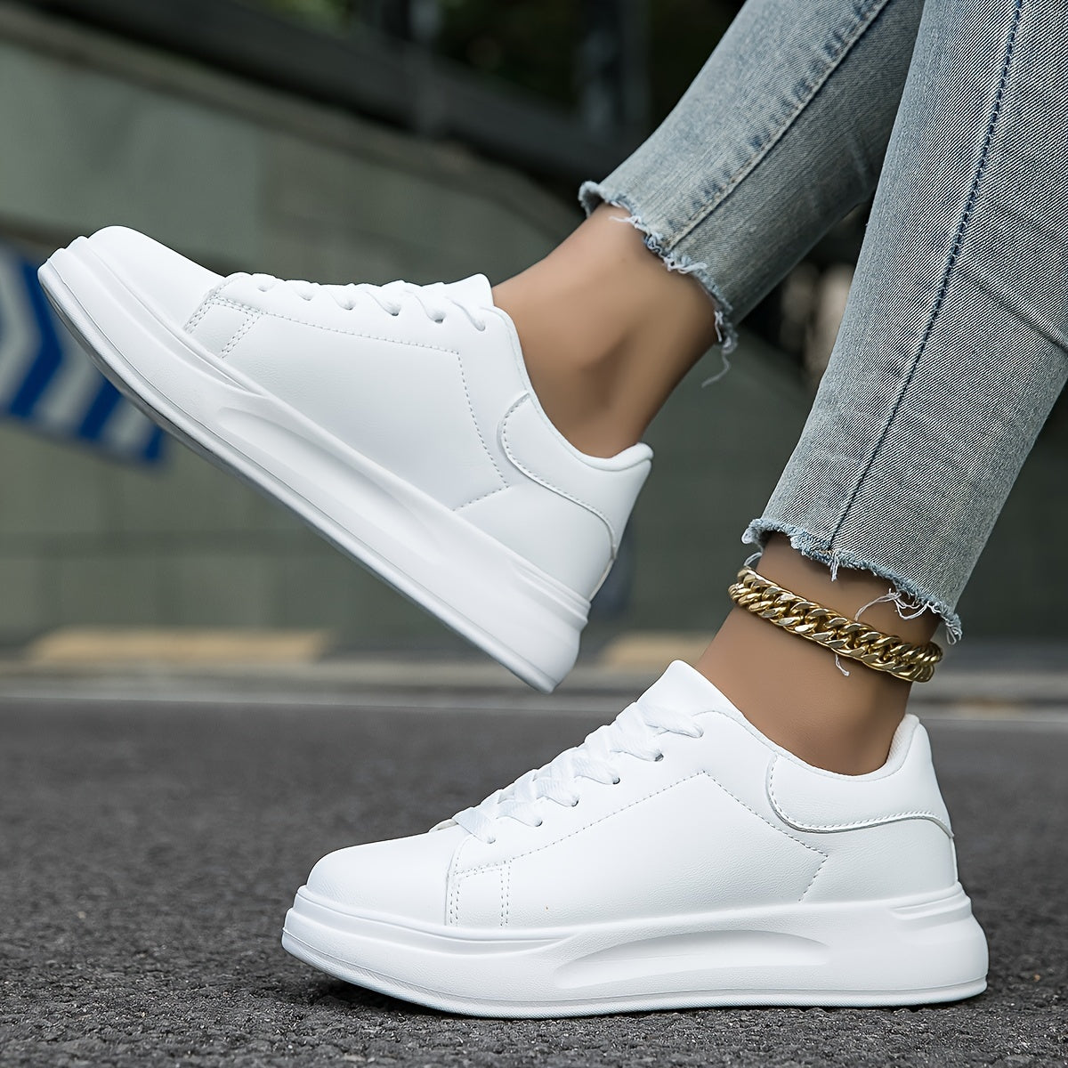 Damska Sneakersy na Platformie | Spacer