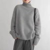 Damski Oversized Sweter z Golfem | Długi Rękaw