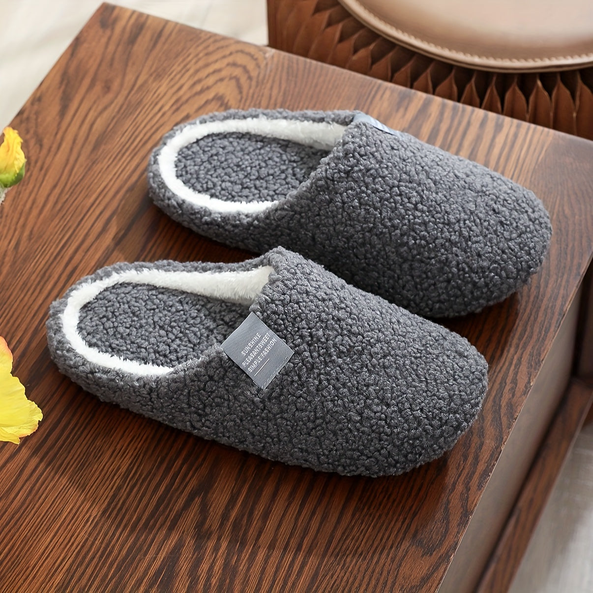 Unisexowe kapcie domowe | Kapcie na slip-on