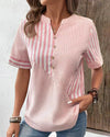 Women's Striped Blouse | Buttons