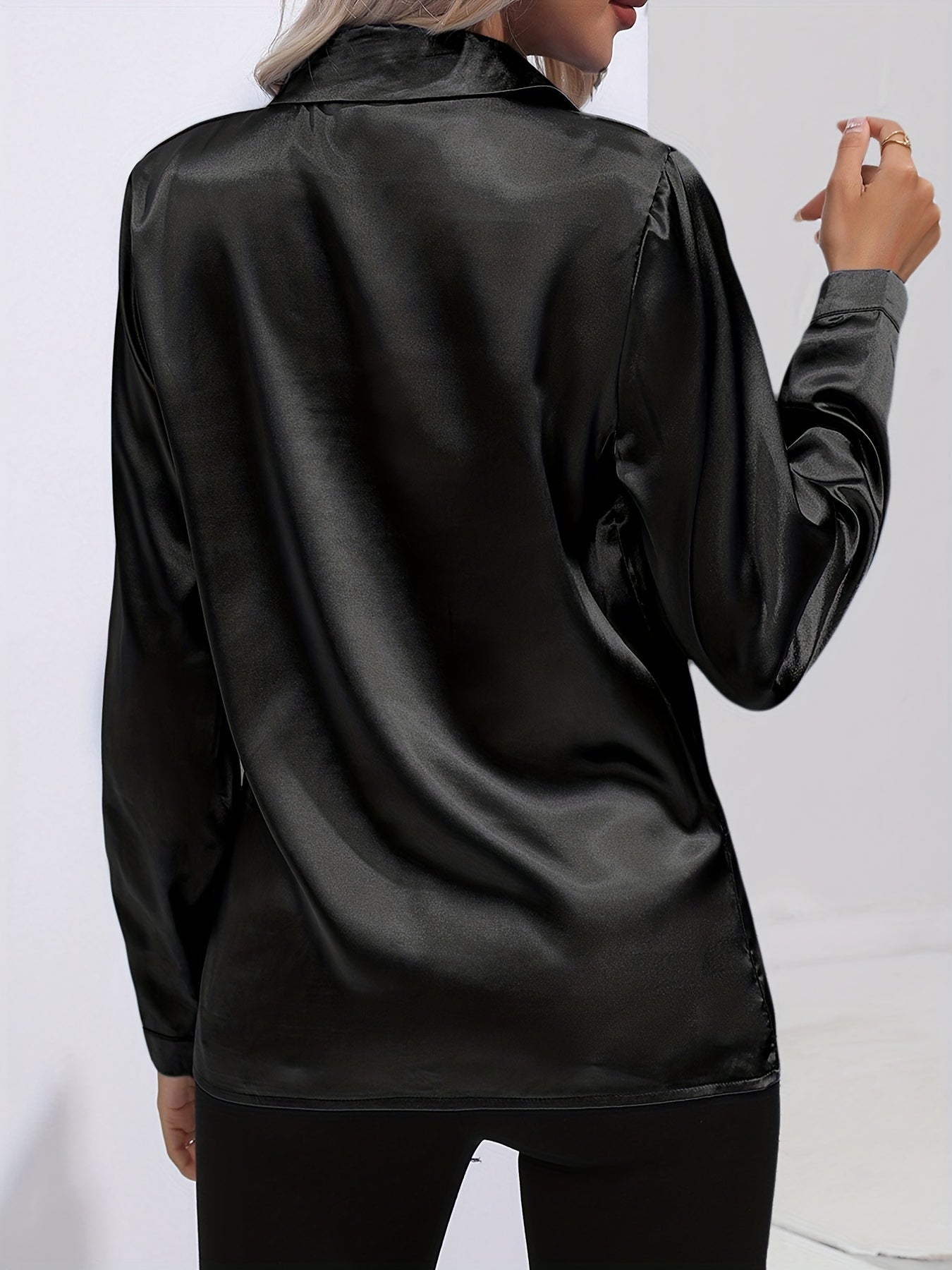 Damska Koszula Zapinana | Długi Rękaw