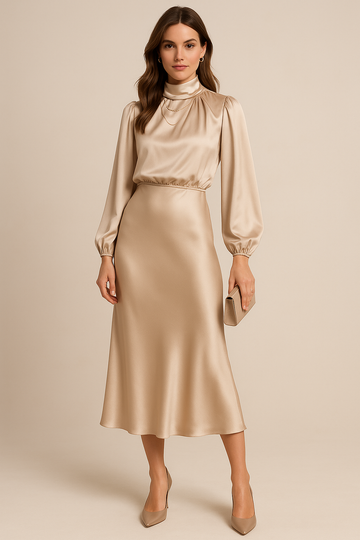 Apricot-colored