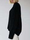 Damski Oversized Sweter Dzianinowy | Okrągły Dekolt