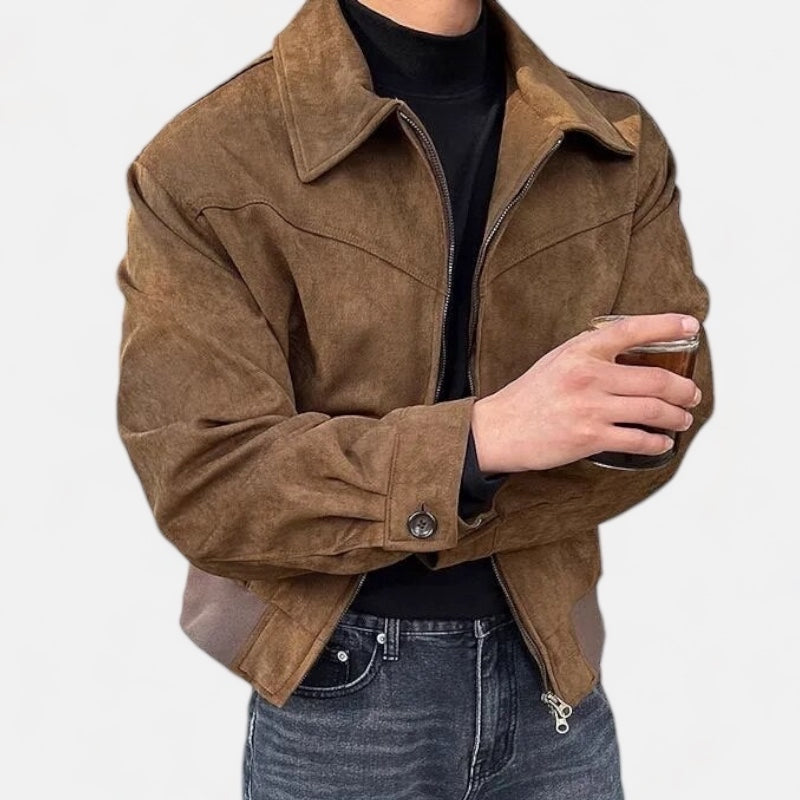 Męska Kurtka Bomber Krótka | Styl Vintage