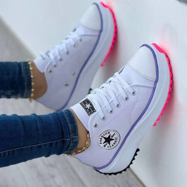 Damskie Sneakersy na Platformie | Casual
