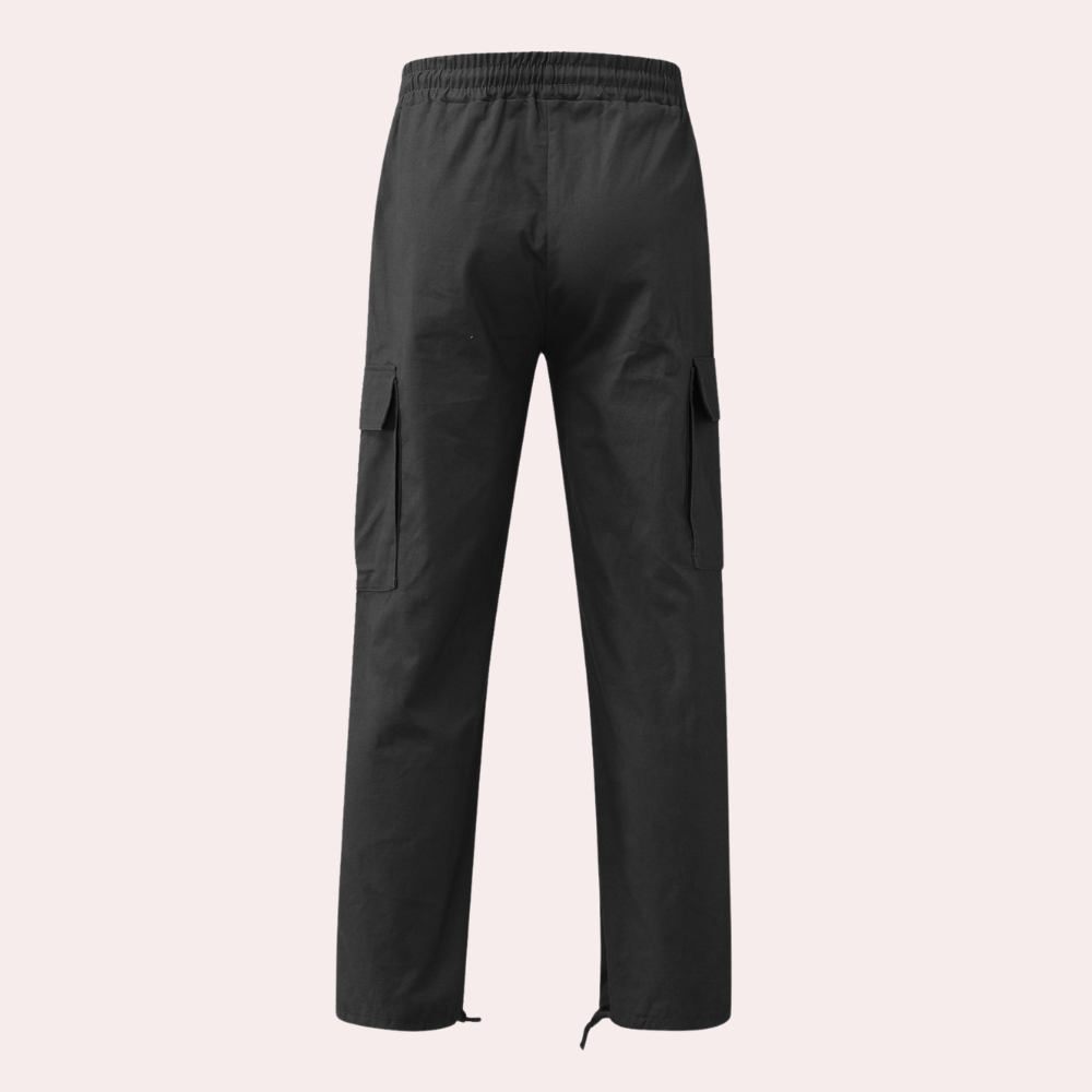 Męskie Spodnie Cargo Relaxed Fit | Wiele Kieszeni