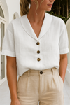 Women's Summer Blouse | V-Neck