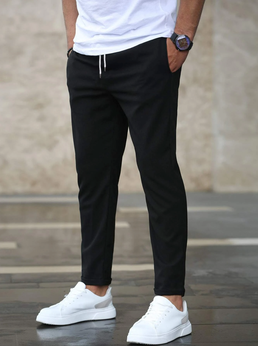 Męskie Spodnie Slim Fit z Elastycznym Materiałem | Styl Casual Elegancki