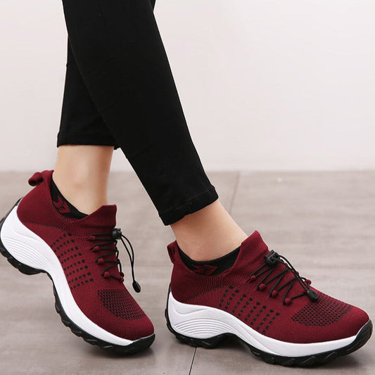 Damskie Ortopedyczne Sneakersy | Szerokie Dopasowanie