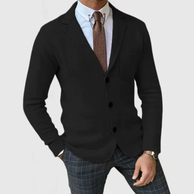 Męski inteligentny sweter blazer | Casual