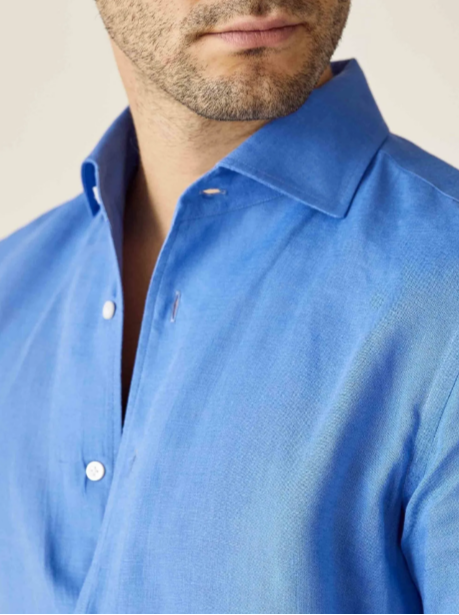 Męska koszula casualowa z guzikami | Slim Fit