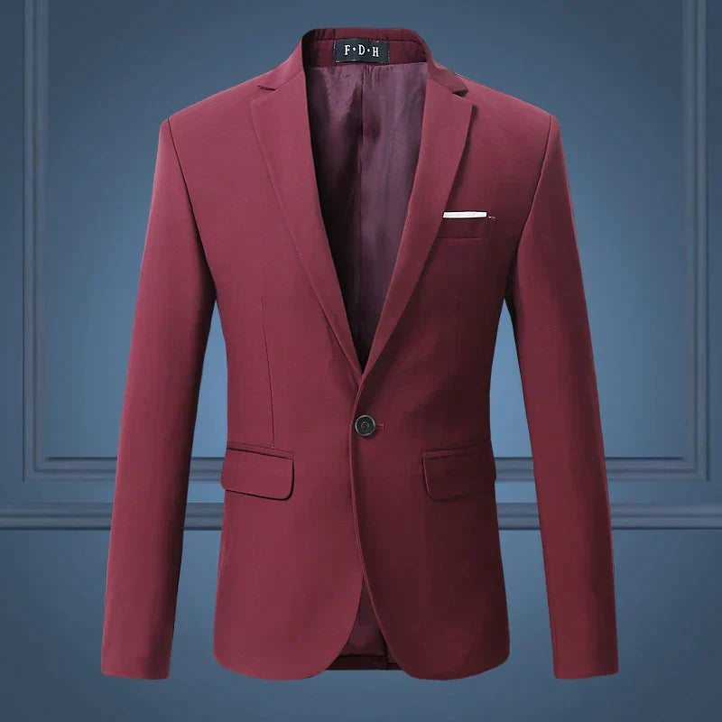 Męski Slim Fit Blazer | Formalny