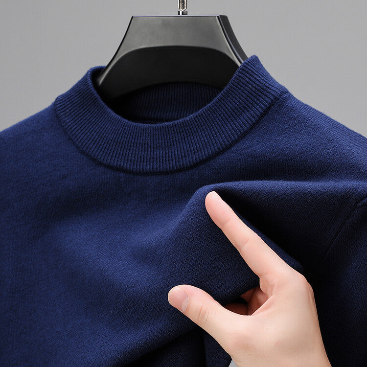 Męski sweter z okrągłym dekoltem | Casual