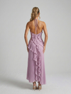 Women's Wedding Dress with Ruffles | Midi