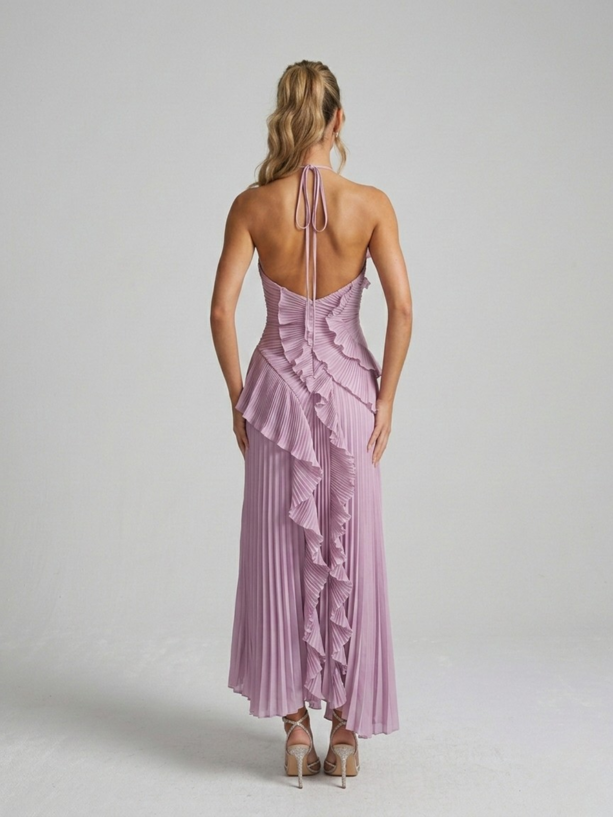 Women's Wedding Dress with Ruffles | Midi
