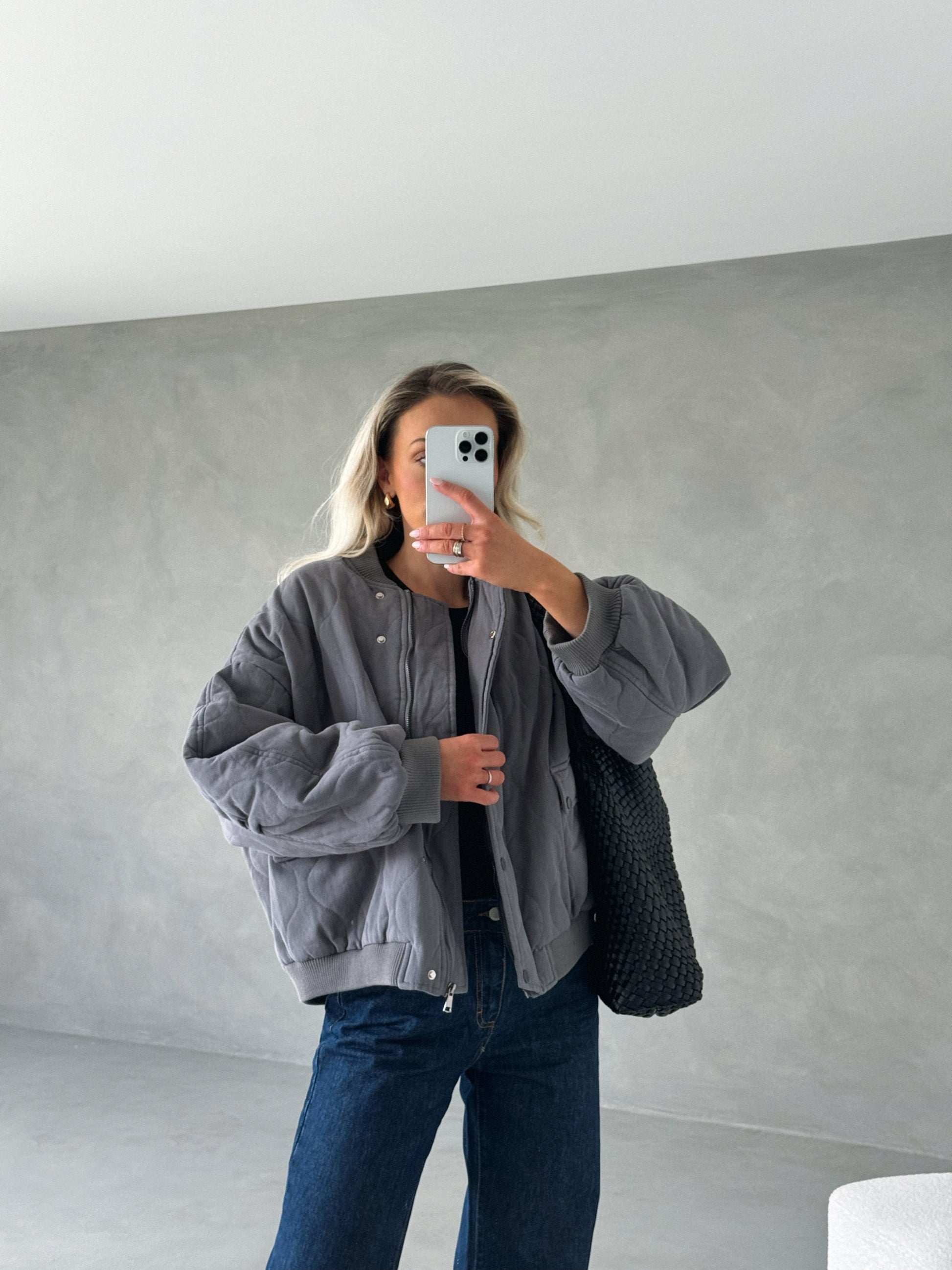 Kurtka Damska Pikowana Oversize | Lekka