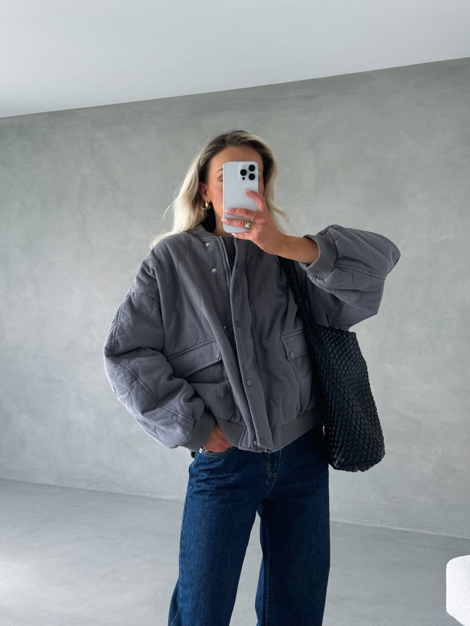 Kurtka Damska Pikowana Oversize | Lekka