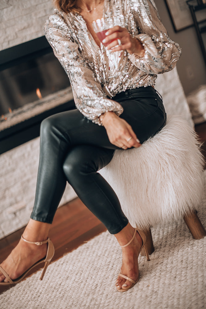 Dámská flitrová halenka na párty | Elegantní
