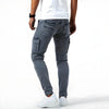 Męskie Spodnie Cargo Slim Fit | Stretch