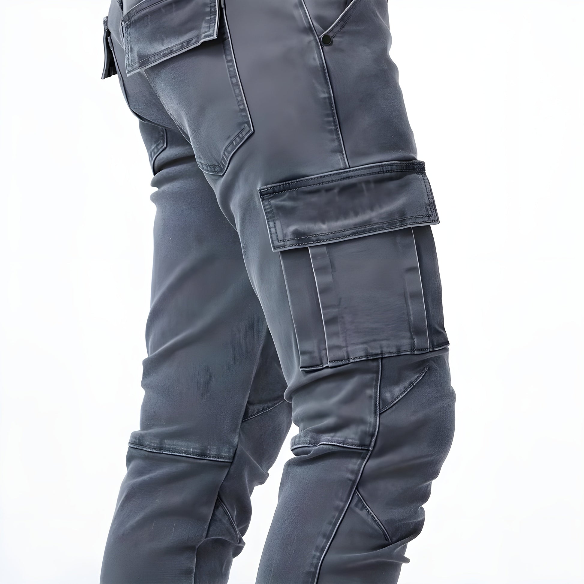 Męskie Spodnie Cargo Slim Fit | Stretch