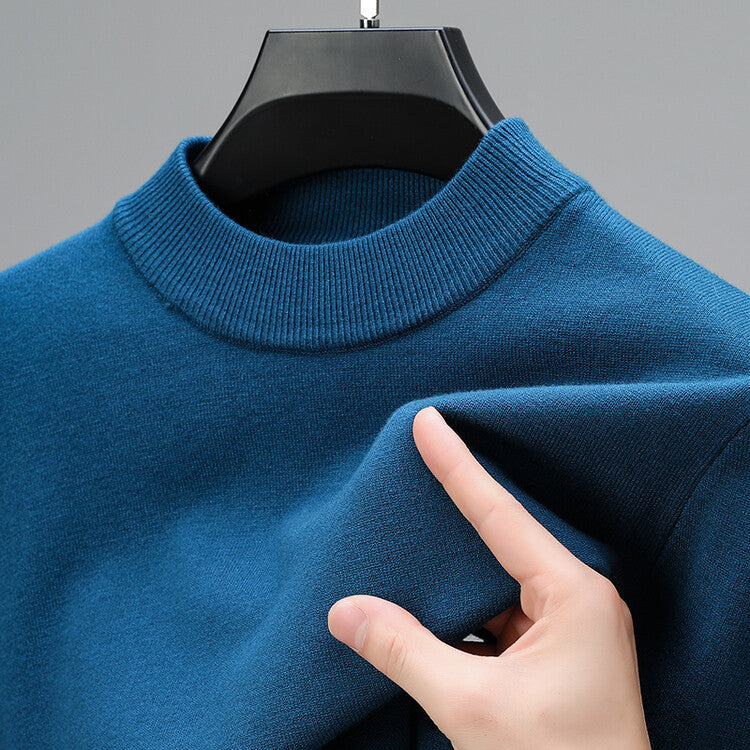 Męski sweter z okrągłym dekoltem | Casual