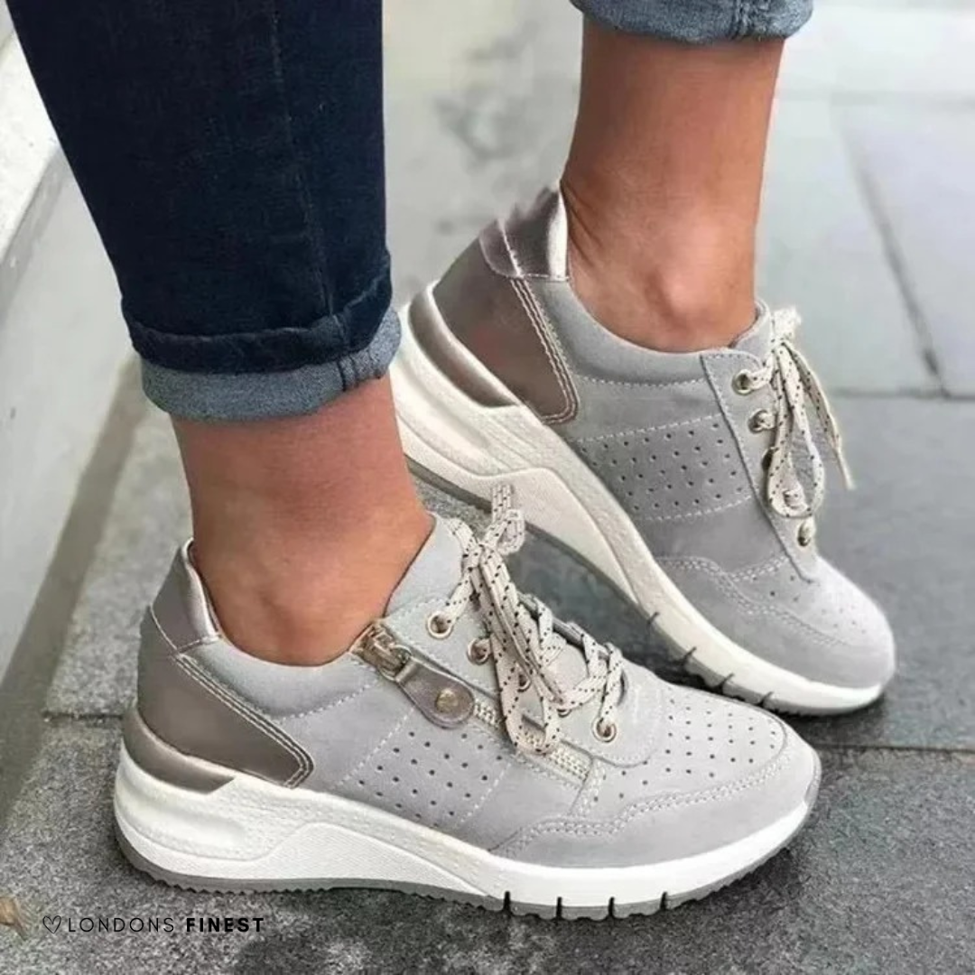 Damskie Sneakersy Ortopedyczne | Sznurowane