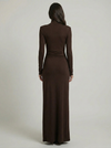 Dámské večerní maxi šaty | Dlouhý rukáv
