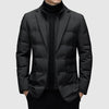 Męska Kurtka Puchowa Blazer | Formalny Styl Zimowy