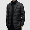 Męska Kurtka Puchowa Blazer | Formalny Styl Zimowy