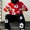 Kobiece Oversized Hoodie Set | Graffiti Print