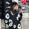 Kobiece Oversized Hoodie Set | Graffiti Print