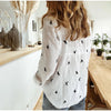Koszula Kobieca z Wzorem na Guziki | Casual Fit
