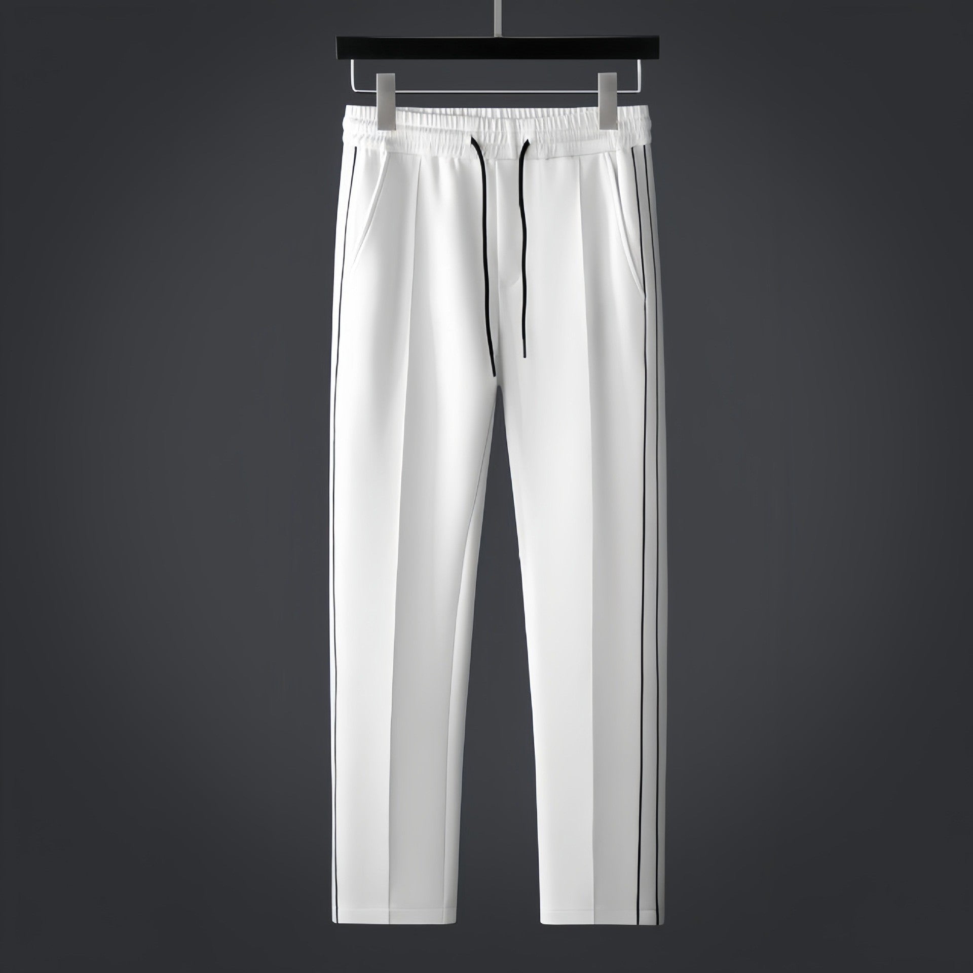 Męska Kurtka Z Zippem | Slim Fit z Paskami