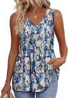 Women's V-Neck Top | Sleeveless