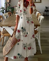 Dámské boho šaty s potiskem | Maxi