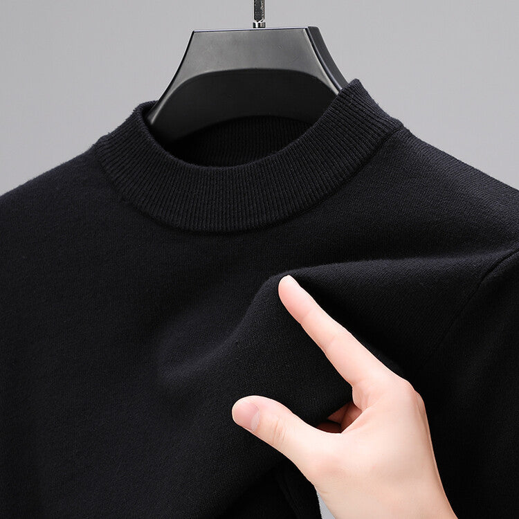 Męski sweter z okrągłym dekoltem | Casual