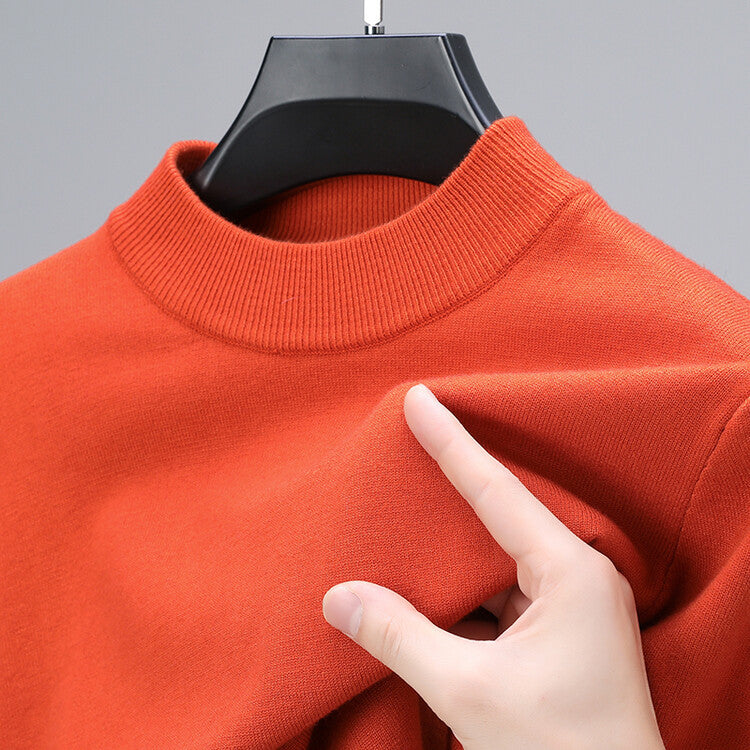 Męski sweter z okrągłym dekoltem | Casual