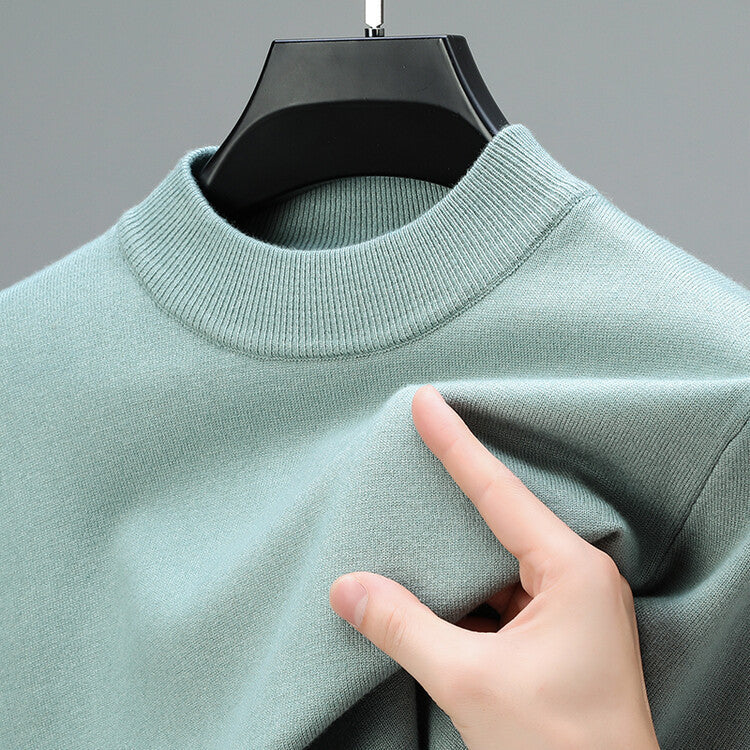 Męski sweter z okrągłym dekoltem | Casual