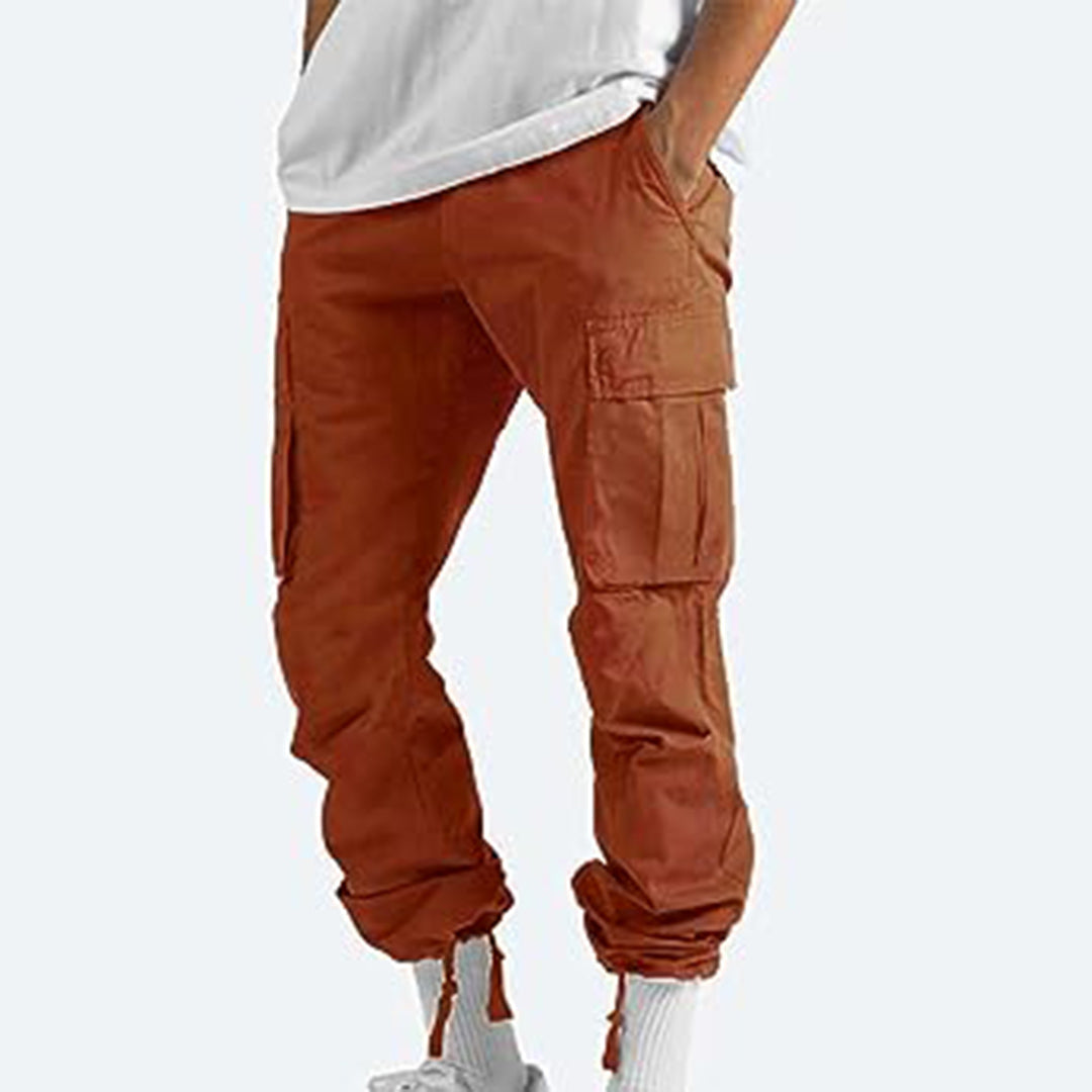 Męskie Spodnie Cargo Relaxed Fit | Wiele Kieszeni