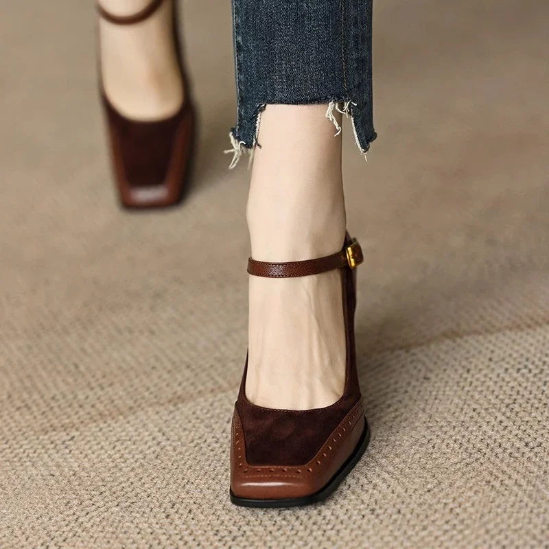 Damskie Obcasy Mary Jane | Vintage