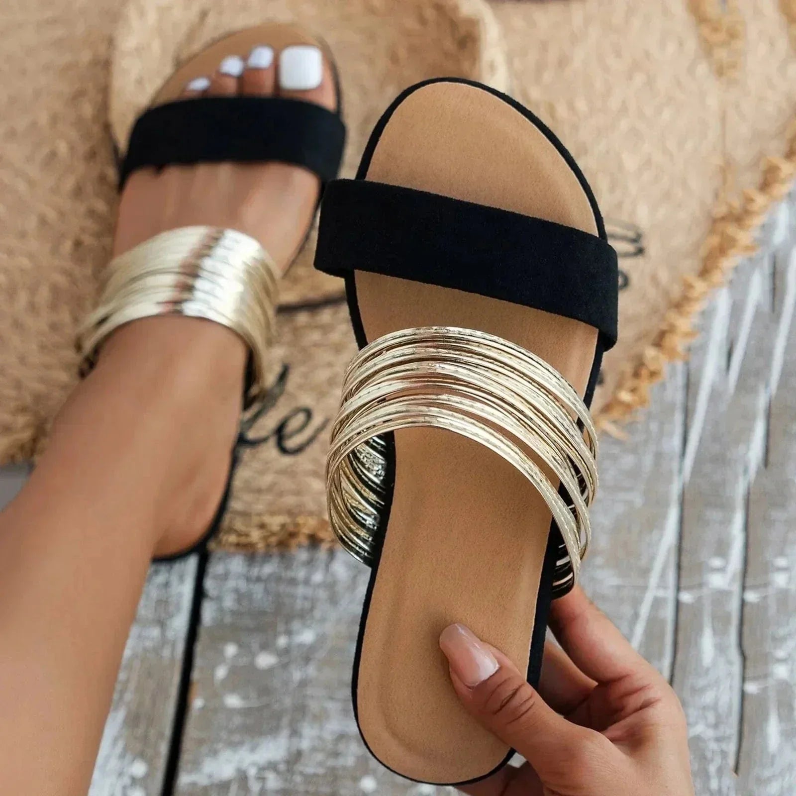 Women's Slides | Open Toe